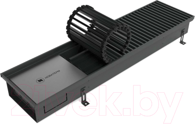 Конвектор внутрипольный Новатерм НТ-В-14/35/360 (черный) - фото