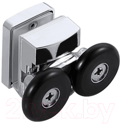 Душевой уголок Aquatek 100x100 / AQ ARI KV 10020BL (черный/прозрачное стекло)