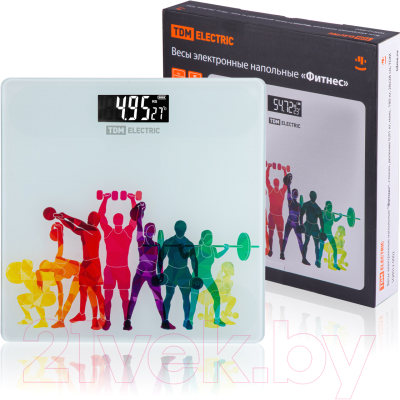 Напольные весы электронные TDM Фитнес SQ4012-0002