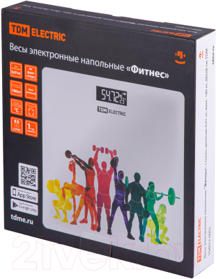 Напольные весы электронные TDM Фитнес SQ4012-0002