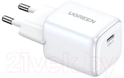 Адаптер питания сетевой Ugreen Nexode Mini USB-C 30W EU CD319 / 15326 - фото