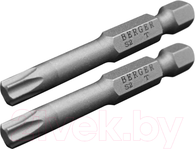 Набор бит BERGER Torx 10x50мм S2 / BG2412 - фото