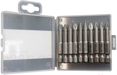 Набор бит BERGER Магнитных PZ2x50мм S2 / BG2420