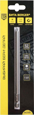 Бита BERGER PZ2x150мм S2 / BG2422