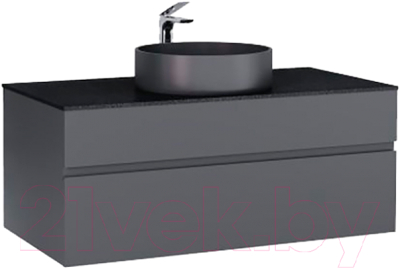 Тумба под умывальник Raval Decent 100 / Dec.01.100/A/RL (подвесная) - фото