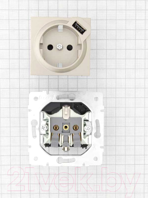 Розетка Lezard Vesna 742-3788-181