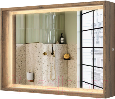 Зеркало ЗОВ Парма 70 / PZLDA695458 (атик) - фото