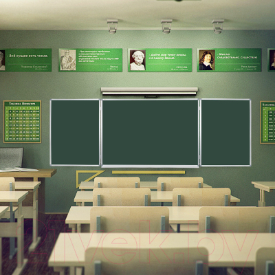 Меловая доска Staff 238009 (зеленый)