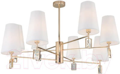 Люстра Евросвет 60137/8 (золото) - фото