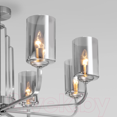 Люстра Евросвет 60138/8 (сатин/никель)