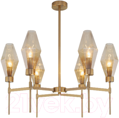 Люстра Евросвет 60143/6 (латунь) - фото