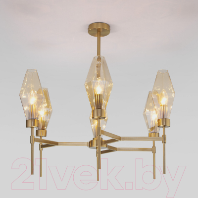 Люстра Евросвет 60143/6 (латунь)