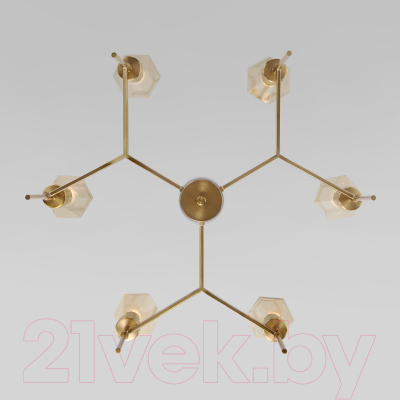 Люстра Евросвет 60143/6 (латунь)