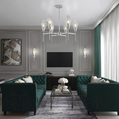 Люстра Евросвет 60143/6 (хром)