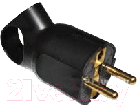 Вилка штепсельная Legrand 2Р+Е 16А / 50194