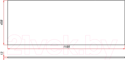 Столешница для ванной ЗОВ 13 / CKP13H1195458