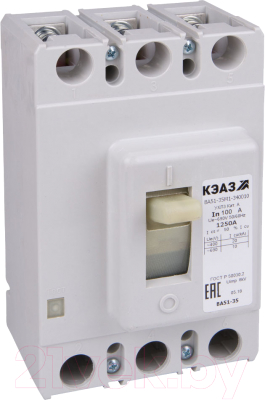 Выключатель автоматический КЭАЗ 80А ВА51-35М1-340010 УХЛ3 690В / 108307 - фото