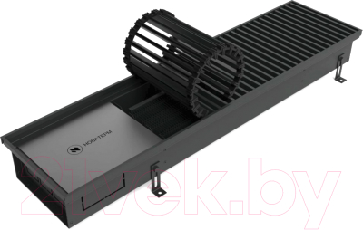 Конвектор внутрипольный Новатерм НТ-В-14/40/260 (черный) - фото