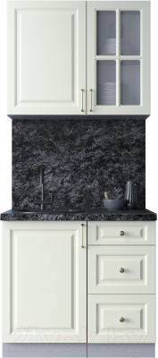 Готовая кухня Интерлиния Мила Шато 0.9А - фото