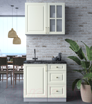 Готовая кухня Интерлиния Мила Шато 0.9А