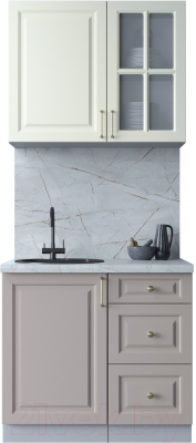 Готовая кухня Интерлиния Мила Шато 0.9А - фото