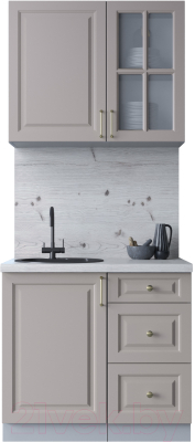 Готовая кухня Интерлиния Мила Шато 0.9А - фото