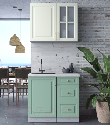 Готовая кухня Интерлиния Мила Шато 0.9А