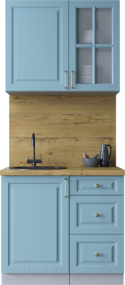 Готовая кухня Интерлиния Мила Шато 0.9А - фото