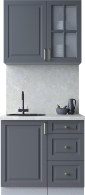 Готовая кухня Интерлиния Мила Шато 0.9А - фото