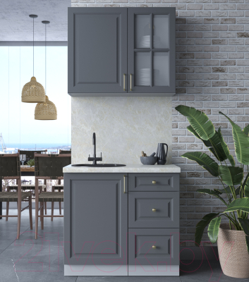 Готовая кухня Интерлиния Мила Шато 0.9А