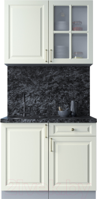 Готовая кухня Интерлиния Мила Шато 1.0А - фото