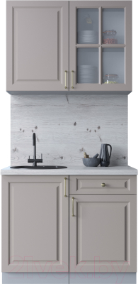 Готовая кухня Интерлиния Мила Шато 1.0А - фото