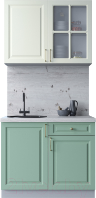 Готовая кухня Интерлиния Мила Шато 1.0А - фото