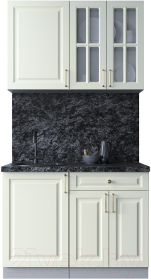 Готовая кухня Интерлиния Мила Шато 1.1А - фото