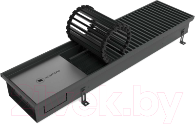 Конвектор внутрипольный Новатерм НТ-В-19/20/260 (черный) - фото