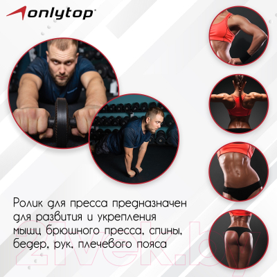 Ролик для пресса Onlytop 3763680