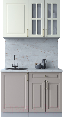 Готовая кухня Интерлиния Мила Шато 1.1А  - фото