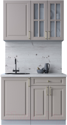 Готовая кухня Интерлиния Мила Шато 1.1А - фото