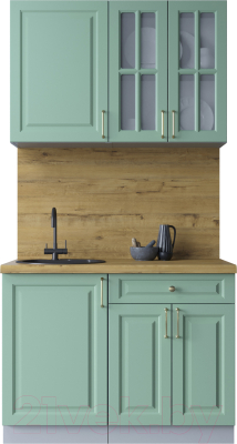 Готовая кухня Интерлиния Мила Шато 1.1А - фото