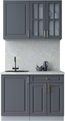 Готовая кухня Интерлиния Мила Шато 1.1А - фото