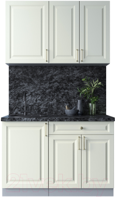 Готовая кухня Интерлиния Мила Шато 1.2А - фото