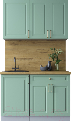 Готовая кухня Интерлиния Мила Шато 1.2А - фото