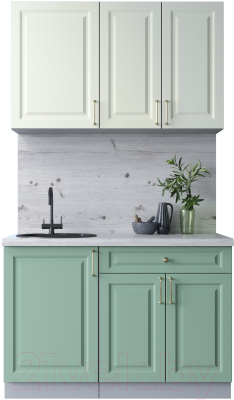 Готовая кухня Интерлиния Мила Шато 1.2А - фото