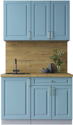 Готовая кухня Интерлиния Мила Шато 1.2А - фото