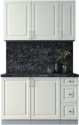 Готовая кухня Интерлиния Мила Шато 1.3А - фото