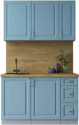 Готовая кухня Интерлиния Мила Шато 1.3А - фото