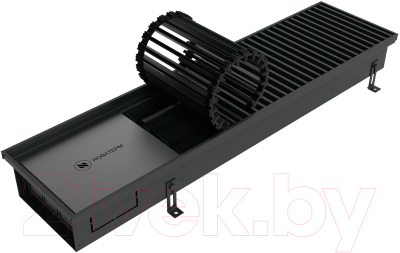 Конвектор внутрипольный Новатерм НТ-В-19/20/480 (черный) - фото