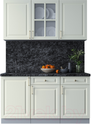 Готовая кухня Интерлиния Мила Шато 1.5А - фото
