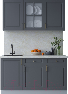Готовая кухня Интерлиния Мила Шато 1.5А - фото