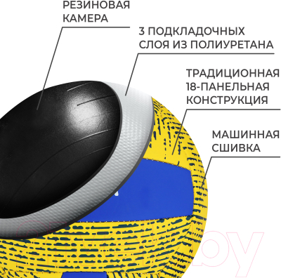 Мяч волейбольный Minsa 7560491